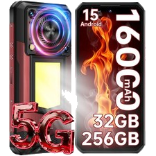 2026 OUKITEL WP56 Outdoor Handy 16000mAh 32GB+256GB 5G Smartphone Android 15 NFC