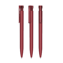 senator® Druckkugelschreiber Liberty Soft Touch, blaue Mine, rot 201