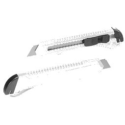 Universal-Schneidemesser, weiß