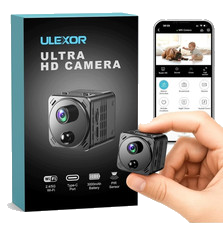 Ultra HD mini Camera 4K WLAN-IP-Kamera,2.4/5G Zoom Nachtsicht Bewegungsmelder