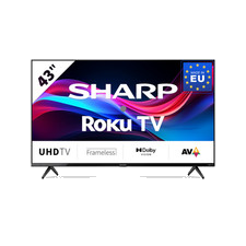 43 Zoll Fernseher (108 cm) 4K UHD Roku LED Smart TV - HDR10 - SHARP 43GJ4225E
