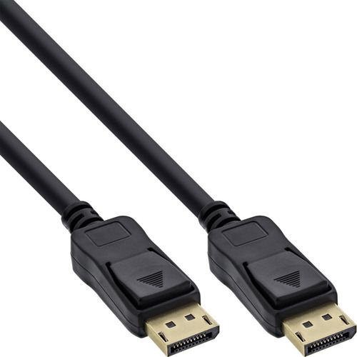 InLine DisplayPort Kabel 1.0 m, vergoldete Kontakte, schwarz