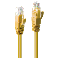 Lindy 48061 Netzwerkkabel Gelb 0,5 m Cat6 U/UTP (UTP)