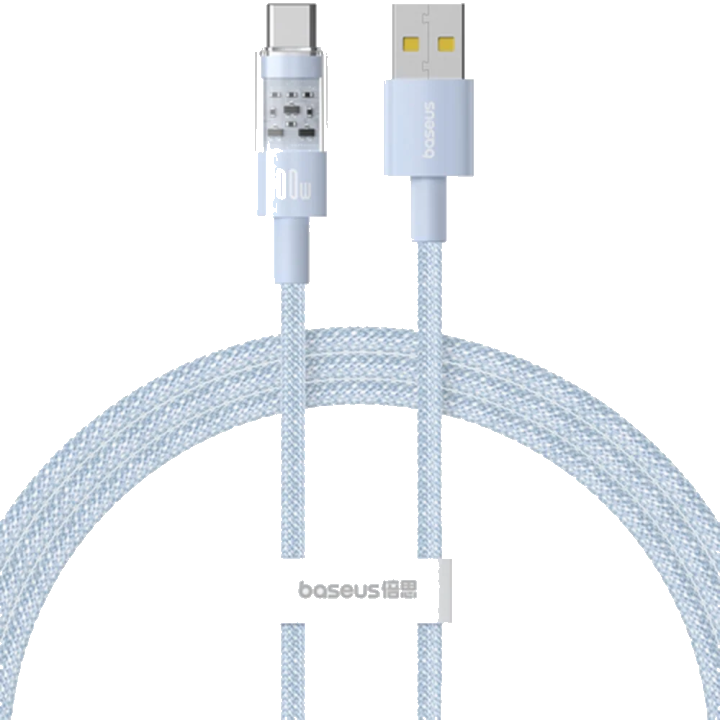 Daten- und Ladekabel USB-A - USB-C Baseus Gem, 100W, 2m, Blau P10373002311-01