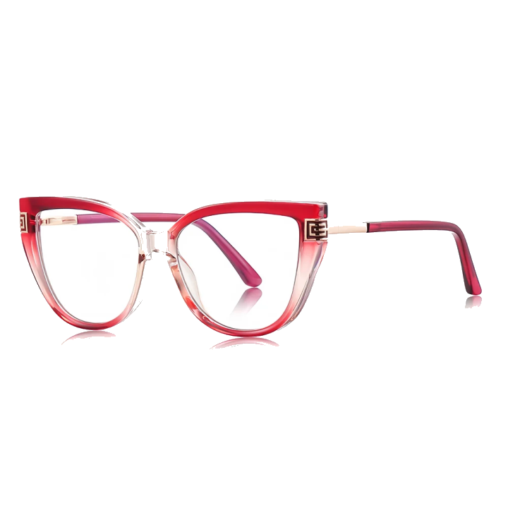 Damen Computerbrille Techsuit 2259, Anti-Blue Light, Rot