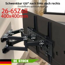 TV Wandhalterung Wandhalter LCD LED Fernseher 26-65 Zoll Schwenkbar Neigbar DE