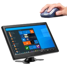 10.1 Zoll HD Display Bildschirm PC Auto Monitor CCTV AV/BNC/VGA/HDMI Speaker DE