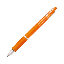 BIC® Kugelschreiber Clic Pen, blaue Mine, orange-frosted