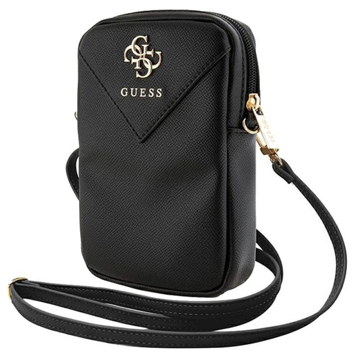 Universaltasche für Telefon, Guess, Triangle 4G, Schwarz