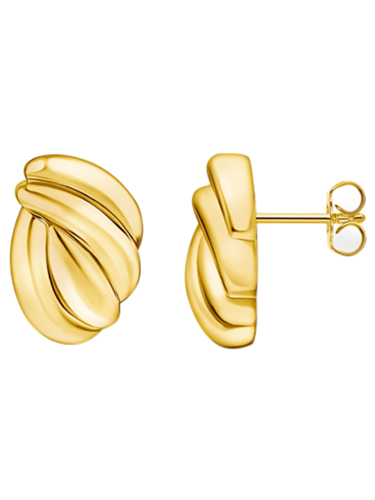 Thomas Sabo H2327-413-39 Ohrstecker organische Formen vergoldet klein Damen