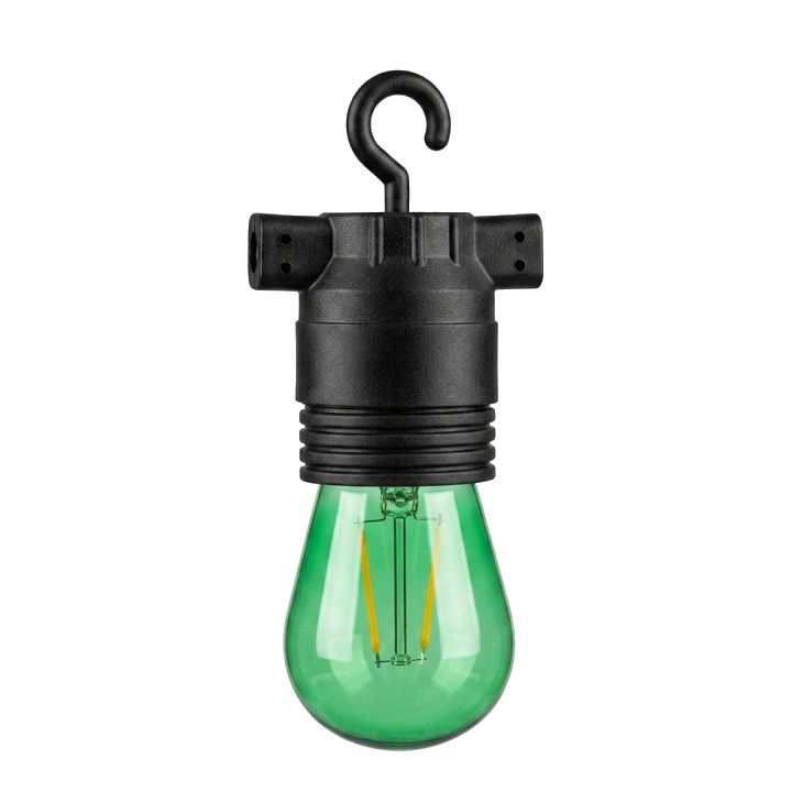 Synergy 21 LED Retrofit E27 S14 grün mit 2 Watt für Lichterkette