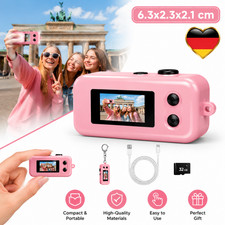 1080P Digitalkamera Mini Kompaktkamera CCD-Kamera Retro Kamera Dual-Objektiv