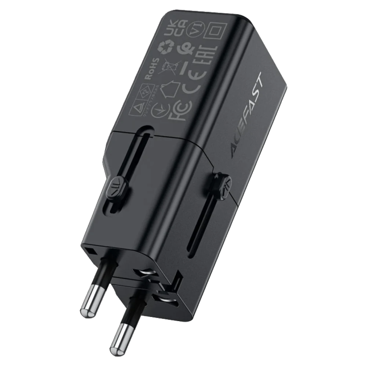 Acefast Z7 Travel Netzladegerät, 30W, 3A, 1 x USB-C, Schwarz