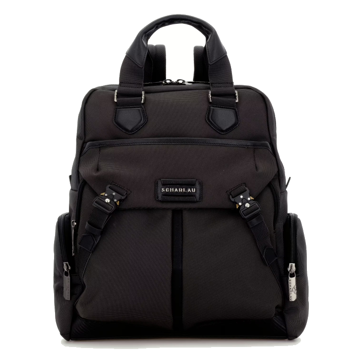 SCHARLAU First Class SPACE Shuttel Tote / Backpack mit 15,6 Zolll Anthracite