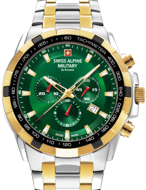Swiss Alpine Military 7043.9144 Star Fighter Chronograph Herrenuhr 47mm 10ATM