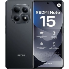 Xiaomi REDMI Note 15 128 GB Black Dual SIM Smartphone Handy Mobiltelefon