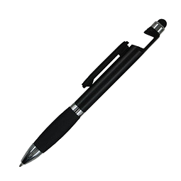 PENKO® Kugelschreiber 4in1 Santiago, blaue Mine, schwarz