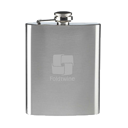 Flachmann Hunter, 200 ml, silber