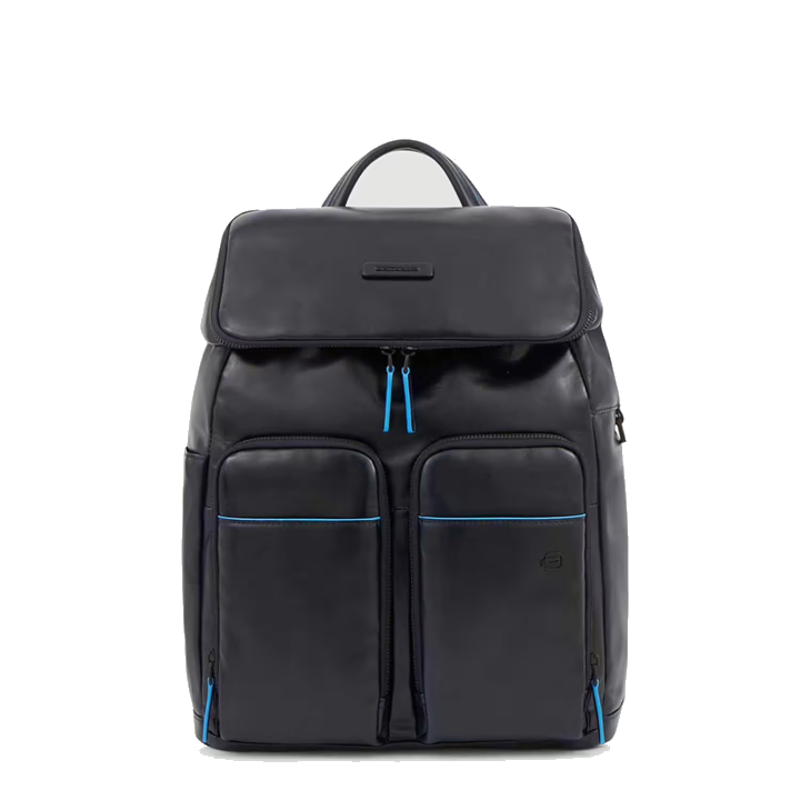 Piquadro Blue Square Revamp Laptop-Rucksack 14" mit iPad®-Fach Nachtblau