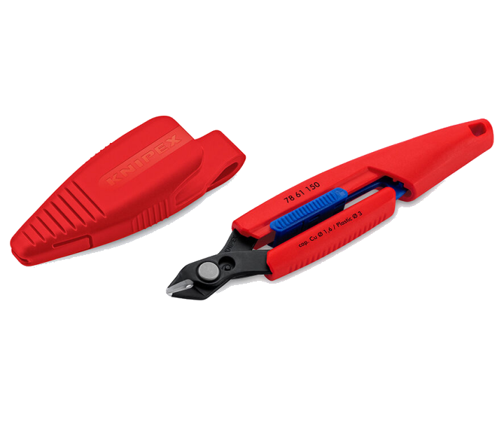 KNIPEX 78 61 150 V01 Slim Knips mit Holster Werkzeugstahl