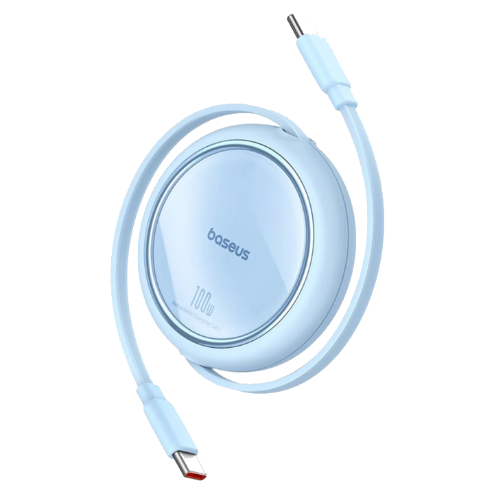 USB-C Daten- und Ladekabel - USB-C Baseus Free2Draw Mini Retractable, 100W, 1m, Blau P10364500311-00