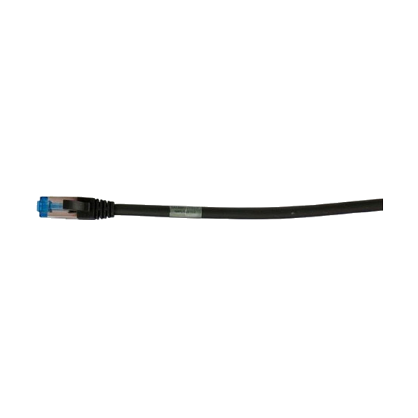 Synergy21 Patchkabel RJ45, CAT6A 500Mhz, 0,5m, schwarz, S-STP(S/FTP), TPE/LSZH(Superflex), AWG26,