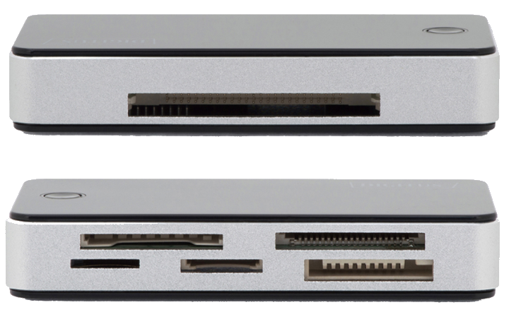Digitus USB 3.0 Kartenlesegerät, 1m USB A Verbindungskabel unterstützt MS/SD/SDHC/MiniSD/M2/CF/MD/SDXC Karten