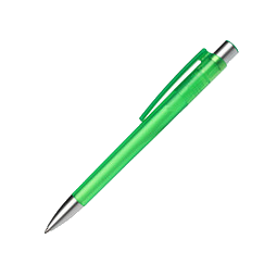 burger swiss pen® Kugelschreiber Delta-Frosted, blaue Mine, hellgrün-gefrostet