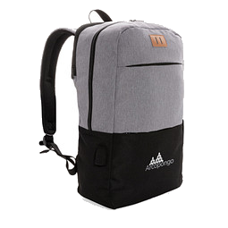 XD COLLECTION RFID Laptop-Rucksack 15.6 Zoll USB, PVC-frei, schwarz