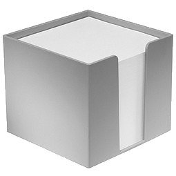 Zettelbox Recycling, grau