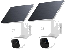 eufyCam E30 2er-Pack 360° Schwenk KI-Tracking 2K Solar Überwachungskamera 2K