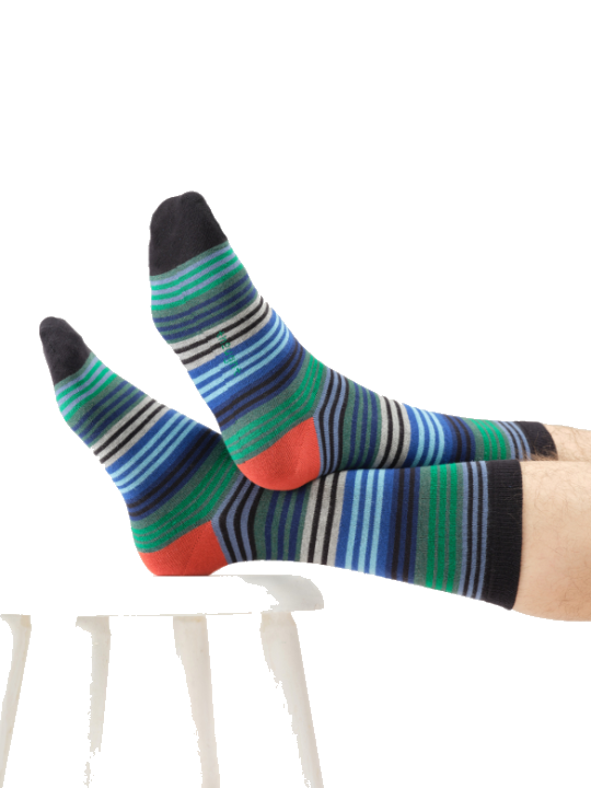 Socken Modell: Strata Stripe