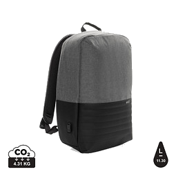 Swiss Peak AWARE™ Anti-Theft-RFID 15 Zoll-Laptop-Rucksack, grau
