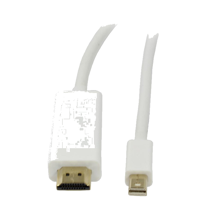 Synergy21 Kabel Video DisplayPort mini 1.2 => HDMI 2.0, ST/ST, 1,0m, Ultra HD 4K@60hz 4:4:4, 8 Bit HDR,