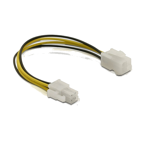 DeLOCK Power cable P4 male/female