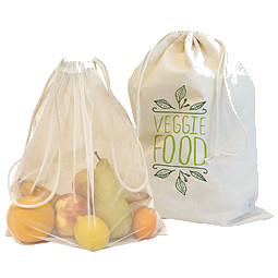 Joytex® Baumwoll Veggie Bag Colombo, 25 x 30 cm, klein, natur