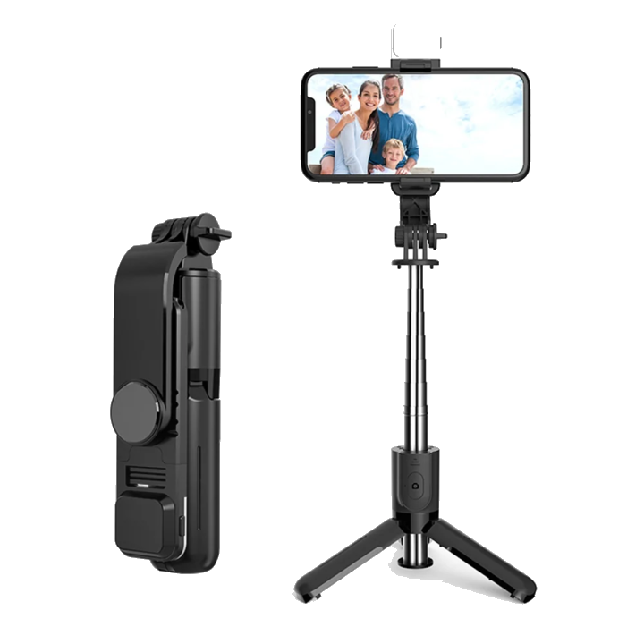 Selfie Stick Bluetooth Techsuit L11s, Universal, Schwarz