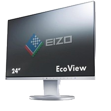 Eizo EV2455 Computer Monitor 24 Zoll mit Lautsprecher HDMI Displayport PC Pivot
