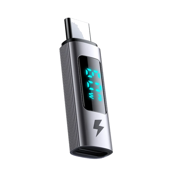 Daten- und Ladeadapter Lightning - USB-C McDodo OT-5990 Wales Display, Schwarz