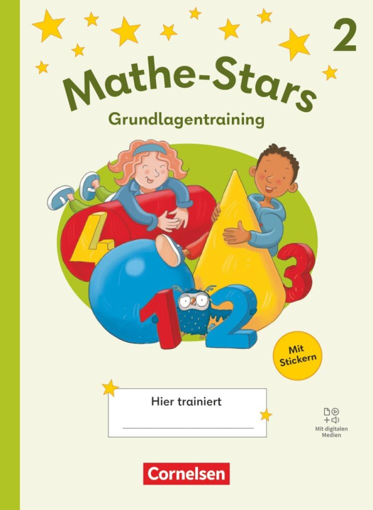 Mathe-Stars - Grundlagentraining Ausgabe ab 2025 - 2. Schuljahr: Übungsheft - Mit Lösungen und digitalen Medien