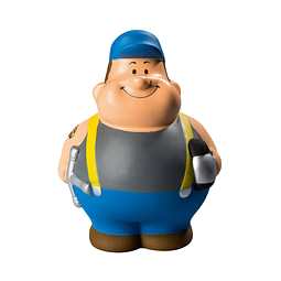 Herr Bert® Anti-Stress-Figuren Trucker Bert, blau