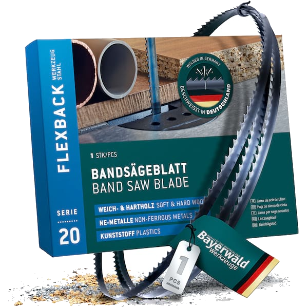 Bayerwald Holz Bandsägeblatt 1400 x 6 x 0.65 x 14 ZpZ