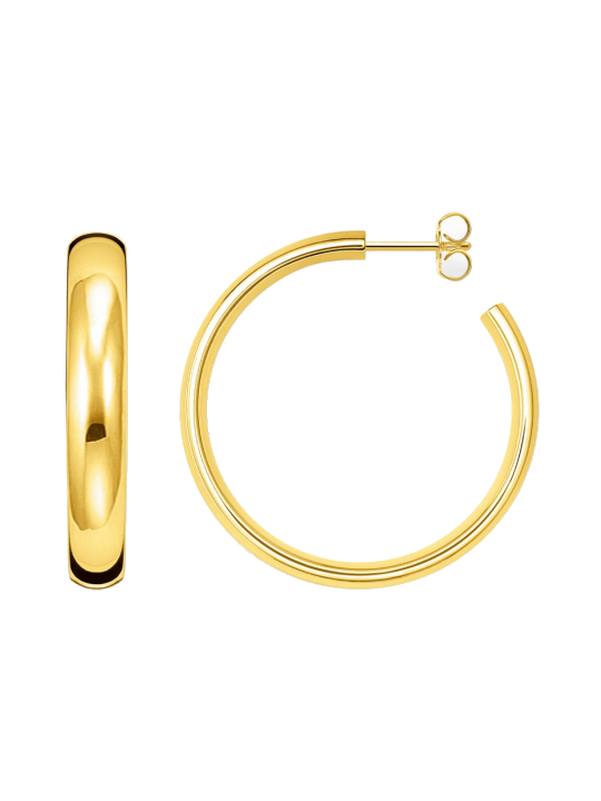 Thomas Sabo CR640-413-39 Vergoldete Creolen Chunky 36 mm Damen