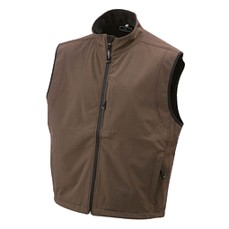 JAMES & NICHOLSON Unisex Softshell-Weste, braun, XXL