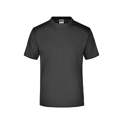 JAMES & NICHOLSON Herren T-Shirt, dunkelgrau, M