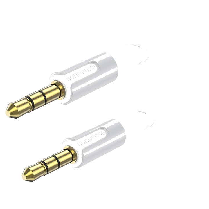Audio-Kabel 3.5mm - 3.5mm Borofone BL19 Creator, 1m, Weiß