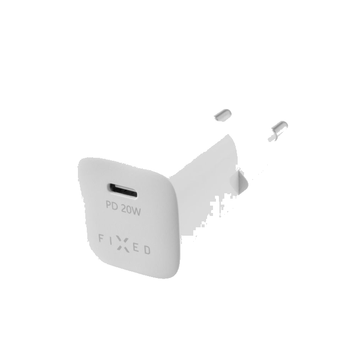 Netzladegerät Fixed Mini, 20W, 3A, 1 x USB-C, Weiß