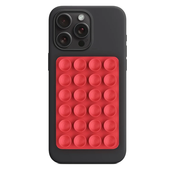 Techsuit SR-PAD Saugnapfhalterung, Rot