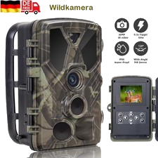 Wildkamera 50MP 4K Video Jagdkamera 940nm Bewegungsmelder Nachtsicht IP65