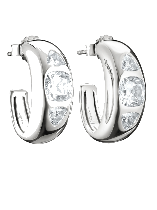 Thomas Sabo CR759-051-14 Creolen mit weißen Zirkonia Steine 20,0 mm Damen
